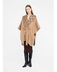 Liu Jo - Liu Jo Poncho Mit Kapuze - Lyst