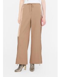 Liu Jo - Liu Jo Jogginghose Aus Nylon Und Satin - Lyst