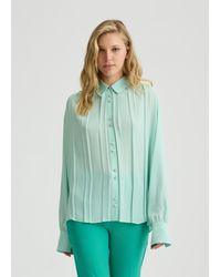 Liu Jo - Liu Jo Chemise En Georgette Avec Plis - Lyst