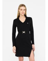 Liu Jo - Liu Jo Kurzes Kleid Mit Gürtel - Lyst