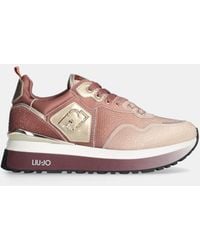 Liu Jo - Liu Jo Sneakers Platform Full Strass - Lyst