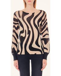 Liu Jo - Liu Jo Pull En Lurex Imprimé - Lyst