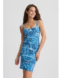 Liu Jo - Liu Jo Abito Corto Effetto Denim - Lyst