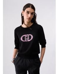 Liu Jo - Pull Avec Logo Monogramme - Lyst