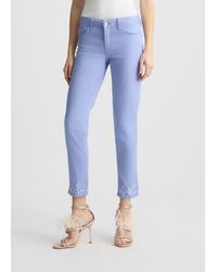 Liu Jo - Liu Jo Pantaloni Skinny Con Strass - Lyst