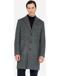 Liu Jo - Liu Jo Manteau À Chevrons En Laine - Lyst