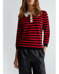 Liu Jo - Liu Jo Pull À Rayures Avec Boutons Fantaisie - Lyst