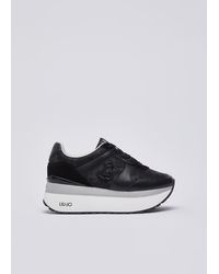 Liu Jo - Sneakers Super Plateforme Effet Python - Lyst