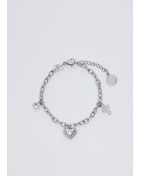 Liu Jo - Bracelet Avec Cœur Et Croix - Lyst