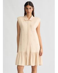Liu Jo - Liu Jo Abito Chemisier Con Logo - Lyst