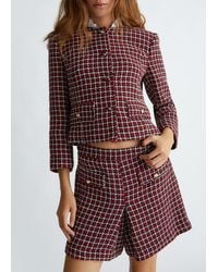 Liu Jo - Liu Jo Veste En Tweed Avec Col - Lyst