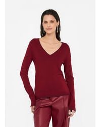 Liu Jo - Liu Jo Maglia Con Scollo A V - Lyst