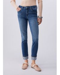 Liu Jo - Vaqueros Pitillo Con Strass - Lyst