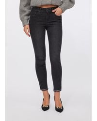 Liu Jo - Liu Jo Jean Skinny Botton Up - Lyst