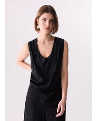Liu Jo - Top Avec Broderies Bijoux - Lyst