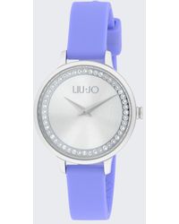 Liu Jo - Liu Jo Montre En Silicone Avec Strass - Lyst