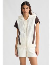Liu Jo - Liu Jo Veste Sans Manches En Coton Avec Broderies - Lyst