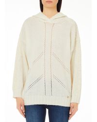 Liu Jo - Liu Jo Pull En Laine Mélangée Avec Capuche - Lyst