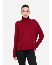 Liu Jo - Liu Jo Rollkragenpullover Aus Wolle Und Kaschmir - Lyst