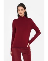 Liu Jo - Liu Jo Pull À Col Roulé Avec Détails En Lurex - Lyst