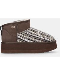 Liu Jo - Liu Jo Warme Stiefelette Mit Bouclé-Detail - Lyst