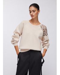 Liu Jo - Pull Avec Broderie De Pierres - Lyst