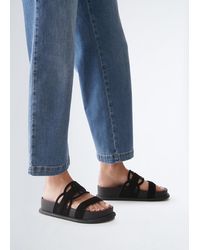 Liu Jo - Liu Jo Pantolette Mit Maxi-Logo - Lyst