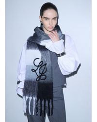 Liu Jo - Sciarpa Check Garzata - Lyst