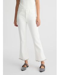 Liu Jo - Liu Jo Bootcut-Hose Mit Strass - Lyst