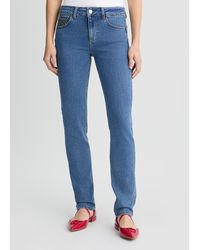 Liu Jo - Liu Jo Jeans Slim Fit Con Strass - Lyst