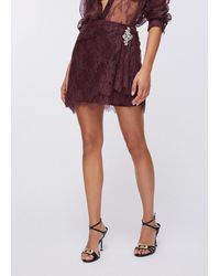 Liu Jo - Liu Jo Minijupe En Dentelle Chantilly - Lyst