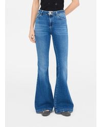 Liu Jo - Liu Jo Bootcut-Jeans Mit Gürtel - Lyst