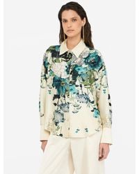 Liu Jo - Liu Jo Hemdbluse Aus Bedrucktem Twill - Lyst