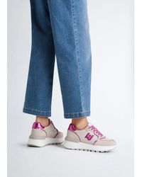 Liu Jo - Liu Jo Sneakers Platform In Suede E Nylon - Lyst