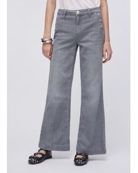 Liu Jo - Flare-Jeans Mit Hohem Bund Mit Knöpfen - Lyst