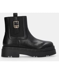 Liu Jo - Liu Jo Bottines À Plateforme En Cuir - Lyst