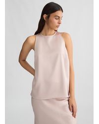 Liu Jo - Liu Jo Top Rosa Chiaro Con Fiocco - Lyst