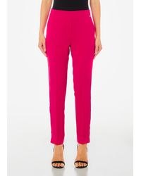 Liu Jo - Liu Jo Pantalon De Tailleur En Envers Satin - Lyst