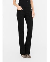 Liu Jo - Liu Jo Pantalon Évasé En Bull De Coton - Lyst