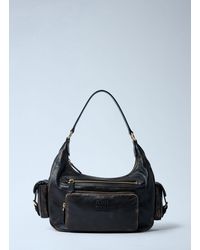 Miu Miu - Pocket Leather Shoulder Bag - Lyst
