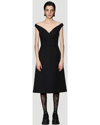 Prada Gabardine Dress - Black