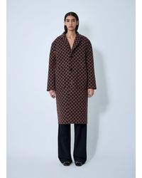 Gucci - Reversible Long Wool Coat - Lyst