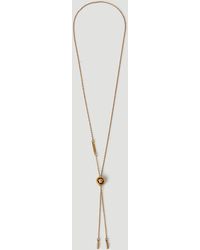 Mer Starfish Necklace in Metallic 