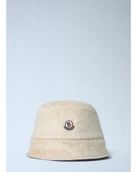 Moncler - Logo Motif Bucket Hat - Lyst