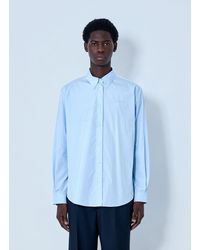 Miu Miu - Cotton Poplin Button-Down Shirt - Lyst