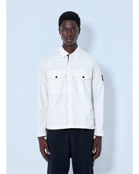 Stone Island - Zip-Front Overshirt With Flap Pockets - Lyst