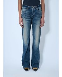 Balenciaga - Logo Patch Jeans - Lyst