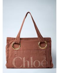 Chloé - Chloã Plage Printed Tote Bag - Lyst
