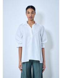 Max Mara - Relaxed Poplin Tunic - Lyst