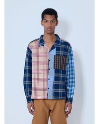 STORY mfg. - Patchwork Plaid Shirt - Lyst